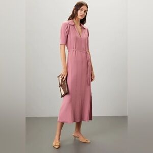 Adam Lippes Mauve Midi Dress